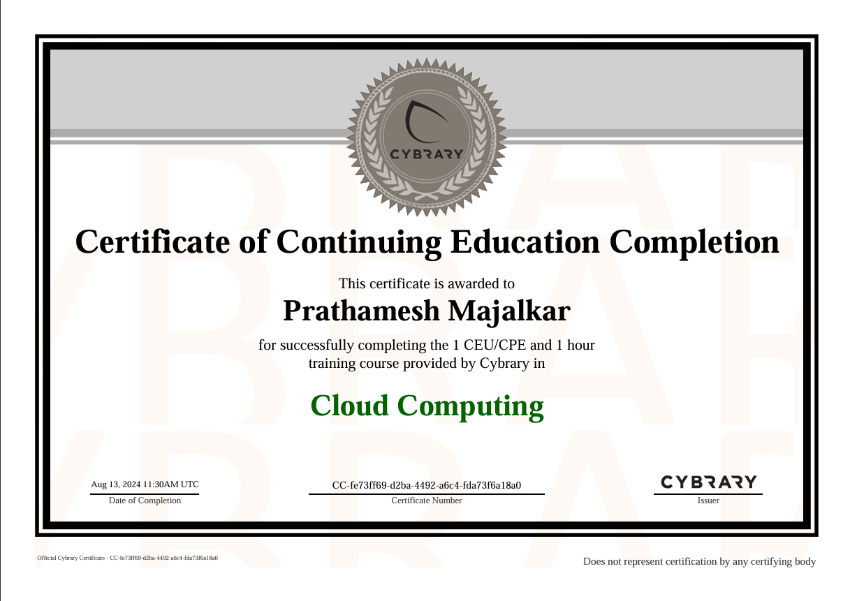 Certificate 2